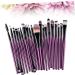 20pc Makeup Brush Neutral Beauty Tools - Buy Online on GoSupps.com