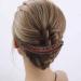 Hair Clincher Combs - Vintage Clincher Combs Clamp Grip Fishtail Hair Clip Ponytail Banana Clip for Women Girls Hair Accessories Coffee - Buy Online on GoSupps.com
