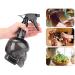 Spray Bottle Bottle Water for Barber Skull Shape 250ml Vintage Hairdressing Spray Mist Empty Water Bottle Sprayer Salon Barber Tools for Hair Styling Plants Pets Home Clean (Black) - Buy Online on GoSupps.com