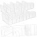 NUOBESTY 8 Pcs Makeup Storage Rack Clear Display Case Divided Purse Organizer Cosmetic Organizers Drawer 17.2X8.5X5.3CMx4pcs Transparentx4pcs - Buy Online on GoSupps.com
