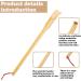 Homury 5-Piece Wooden Back Scratcher Set | Bamboo Body Massager for Itching Relief & Relaxation - Buy Online on GoSupps.com