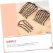 FRCOLOR 32 Pieces U-Clip Comb Hair Accessories Hair Styling French Comb Clip Black Comb Hair Fork Clips Decorative Hair Combs Grace Holder Hair Dryer Bun Miss Accessories Iron - Buy Online on GoSupps.com