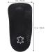 Doitool Leather Half Shoe Insoles - Orthopedic Foot Cushions for Heel Pain & Flat Feet - 18cm Black (Size 41-42) - Alleviate Plantar Fasciitis & Heel Spurs - Buy Online on GoSupps.com