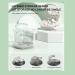 Jomewory Night Watchmen - Hierarchical Hollow Container Box with Mirror Brush | Transparent Denture Shell for Tooth Protection | Travel Essentials - Buy Online on GoSupps.com