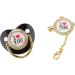 I Love You Schnuller Set - Exquisite Pacifier with Chain Clip | Perfect Gift & Party Accessory - Buy Online on GoSupps.com