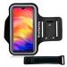 Sports armband for jogging black 6'' to 6.5''
