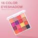 Multicolor Eyeshadow Palette Waterproof Multicolor Face Shadow Palette | Makeup Accessory Matte Shimmer Face Shadow Palette for Beginners Home Use Shzons 02 - Buy Online on GoSupps.com
