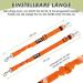 Buy Slowton XS Dog Harness with Seat Belt Breathable & Safe Car Gear for Dogs | 2 Carabiner Hooks | Orange Color - Buy Online on GoSupps.com