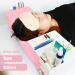 Eyelash Extension Neck Pillow with Cover - Beauty Salon Grafting Curve Pillow for Sleeping Support - Pink (20x8x4.7in) - Buy Online on GoSupps.com