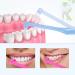 Soft Conical Toothbrush - Compact Interdental Cleaning Brush Set (8 Pieces 4 Colors) | International Shipping Available - Buy Online on GoSupps.com