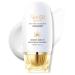 Brightening Sunscreen Spf 50 UVA/UVB Moisturising Face Sunscreen Very Water+Sweat Resistant Sunscreen Powerful Sun Protection With Brown Spot Reduction Evens Skin Tone Sensitive Skin Sun Cream