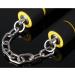 Steel Chain Safe Foam Rubber Training Nunchakus for Kids & Beginners | Martial Arts Set - 2 Pcs Black+Yellow - Buy Online on GoSupps.com