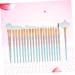 FOMIYES 20pc Makeup Tools Spray Blue Fur Handle Unicorn Shadow Eye Beauty Soil Stone Brush - Buy Online on GoSupps.com