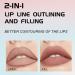 Young Vision Gourd-Shaped Liquid Lipstick & Lipliner - Nude Matte Perfection for International Shipping - Buy Online on GoSupps.com