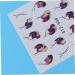 minkissy 1 Sheet Nail Art Sticker Nail Art Decals Nail Stickers Manicure Nail Decals - Buy Online on GoSupps.com