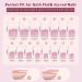 Manicure Press on Nails for Home | -Adhesive Trendy False Nails with White French Tips | False Nails Accessories for Dating Gathering Wedding Home Traveling Pochy 03 - Buy Online on GoSupps.com