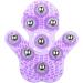 MagiDeal 6x Massage Gloves with 9 Rotating Balls - Full Body Massager for Ultimate Relaxation | International Shipping Available - Buy Online on GoSupps.com