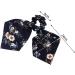 Hair Scrunchies Scarf Hair Ties 2 in 1 Vintage Ponytail Holder with Bows Hair Scrunchy Accessories Ropes for Women - Buy Online on GoSupps.com