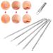 Shop 5pcs Stainless Steel Blackhead Removal Tool Set - Double-Ended Acne & Pimple Tool for Effective Skin Care - Buy Online on GoSupps.com
