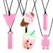Sensory Chew Necklaces - Chewy Necklaces for Kids with Autism Sensory Chew Toys for Autistic Children and Oral Chew Toys for Sensory Stimulation