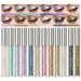 BestLand 12 Colors Liquid Glitter Eyeshadow Set  Multi-dimensional Metallic Glitter Shimmer Smokey Eye Looks Waterproof Long Lasting Quick-Drying Sparkling Eye Shadow Makeup Kits (Set C)
