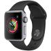MightySkins Skin Compatible with Apple Watch Series 2 38mm - Solid Gray | Protective, Durable, and Unique Vinyl Decal wrap Cover | Easy to Apply, Remove, and Change Styles | Made in The USA