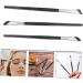 Mikinona 3pcs Set Eyeliner Brush Under Eye Concealer Brush Eyeliner Applicator Tool Angled Makeup Brush Wood - Buy Online on GoSupps.com
