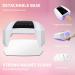 Kikugu 72W Cordless UV LED Nail Lamp - Rechargeable Professional Curing Lamp for Fingernail and Toenail (White) - Buy Online on GoSupps.com