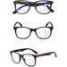 Koosufa Progressive Multifocus Reading Glasses for Men & Women - Anti-Blue Light Retro Design Wood Color Available in Multiple Strengths - Buy Online on GoSupps.com