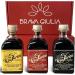Brava Giulia Italian Balsamic Vinegar Tasting Gift Box Assortment Of Premium Via Farini Aged 8-12 Years Balsamic Vinegars Of Modena Imported From Italy - Buy Online on GoSupps.com