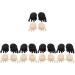 Hemoton 10 Pairs Full Toe Socks Metatarsal Foot Pads Metatarsal Pads Five Toes Forefoot Pads Forefoot Pads for Women Foot Pads for Heels Shoe Pads for high Heels Cushion Nylon Breathable