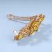 Yheakne Rhinestone Bridal Hair Clip Barrette - Gold Crystal Wedding Headpiece for Women & Girls - Buy Online on GoSupps.com