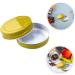 VINTORKY 12pcs Mason Jar Lids Canning Seal Lids Metal Lids Mason Jar Pour Spout Lids for Sealing Cover Covers Arts and Crafts for Kids Sealing Caps for Bottles Tinplate Spherical Child Hat 7x7x1.5cm Golden - Buy Online on GoSupps.com