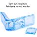 Opret Tablet Splitter - Cut Large & Small Tablets for Vitamins - Blue - Easy & Efficient Medicine Cutter - Buy Online on GoSupps.com
