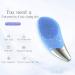 Sonic Facial Cleansing Brush Soft Silicone Face Brush Waterproof Electric Facial Cleansing Brush Face Massager Fit for All Skin Exfoliation Gentle Exfoliating USB Rechargeable - Buy Online on GoSupps.com