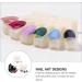  minkissy 4 Pieces Display Practice Nail Samples Nail Display Polish Nail Polish Manicure Gel Polish Plate Polishing Bride Exercise Plastic - Buy Online on GoSupps.com