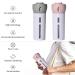 CHIVENIDO 4 in 1 Travel Dispenser Shower Bottles - 2 Pack Refillable Lotion Shampoo Gel Bottles (Pink+Gray) - Buy Online on GoSupps.com