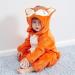COOKY.D Unisex Winter Hooded Romper Jumpsuit - 6-12 Months Fox Design - Buy Online on GoSupps.com