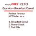 simplyFUEL KETO Granola | Low Carb Cereal | 1g Net Carbs, No Sugar, Gluten-Free, Vegan, 11oz - Buy Online on GoSupps.com