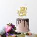 Tenhaisi Gold Glitter 100 Years Blessed & Loved Cake Topper - 100th Birthday Cake Topper -100 and Fabulous Birthday Cake Supplies - 100th Birthday Anniversary Party Decoration - Buy Online on GoSupps.com