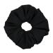 Kitsch Chiffon Dinner Hair Scrunchie | Elastic Hair Ties for Thick Hair | No Damage Hair Elastics | Hair Band | Holiday Gift Ponytail Holder for Girls | Hair Accessories for Women - Black