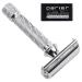 Parker Safety Razor 87R butterfly open double -edge razor - traditional brief handle - 5 high quality sounds in the scope of delivery chrome