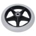 Wheelchair Wheels 6in Solid Wheel Stable Operation 608ZZ Bearing Wear Resistant for Rollators for Walkers