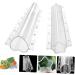 Balacoo 6 Pcs Shaped Growth Mold Heart Silicone Molds Cucumber Growth Bouillon Plastic Child Plant Chocolate Transparent Colorx3pcs 20x6.5cmx3pcs - Buy Online on GoSupps.com