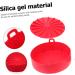 OUNONA 1pc Bakeware Silicone Airfryer Liner Air Fryer Baking Bbq Plate Food Silicone Baking Tool Air Fryer Oven Pan Silicone Cooking Utensils Air Fryer Pot Non Stick Silica Gel Container Red 19x19cm - Buy Online on GoSupps.com