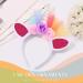 DRESBE LED Flower Headband - Luminous Festival Hair Accessory for Women & Girls - White - Buy Online on GoSupps.com