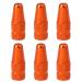 Vosarea Presta valve cap anodized aluminum for use on Presta valves alloy bicycle tires dust caps (green) orange