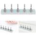 Ipetboom Nail Display Stand 1 Set Acrylic DIY Nail Crystal Holder Magnetic Practice Stands for False Nail Tip Manicure Tool Salon Use Silver - Buy Online on GoSupps.com