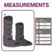 Long Immobilizing Boot - Fracture Support & Ankle Brace for Men & Women | Medical Supplies - Fits Left & Right - Large Black - Buy Online on GoSupps.com