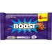 Cadbury Cadbury Boost Original Pack of 4 chocolate bars filled with biscuits and cocoa with chewy caramel and Cadbury milk chocolate 37g